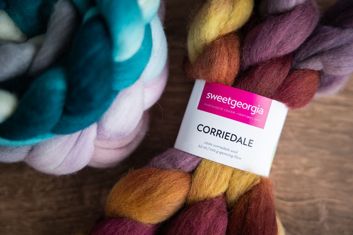 SweetGeorgia Corriedale fibre