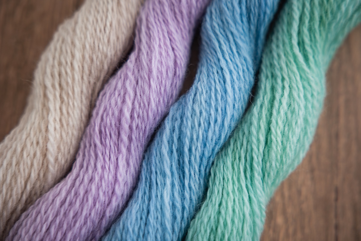 April 2026 Secret Stash Club yarn Spring Mix in Peruvian wool