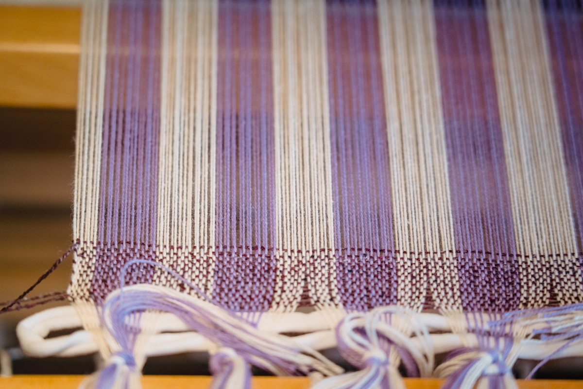 2-cm sections on the Louet Sectional Warp Beam (Metric)