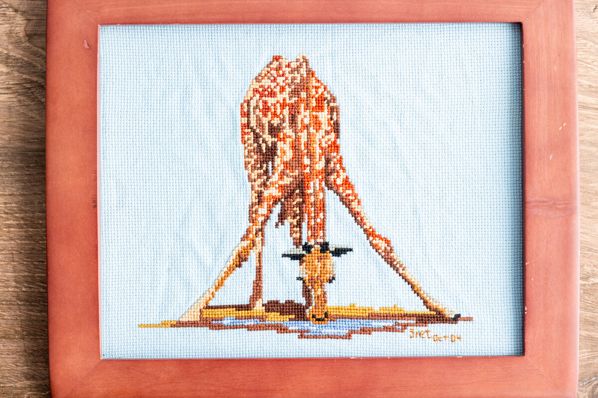 Greta's cross stitch