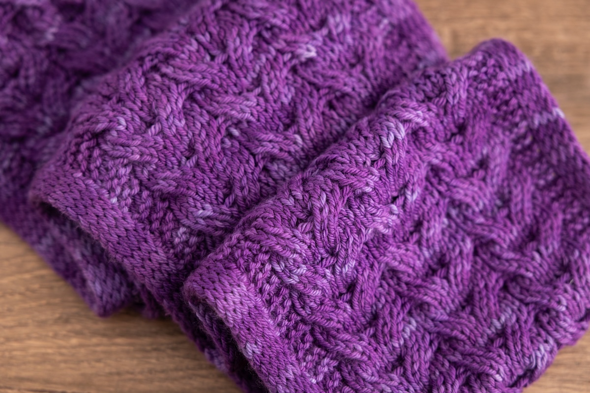 Design by Linda Marveng
Knit in Merino Worsted in Huckleberry