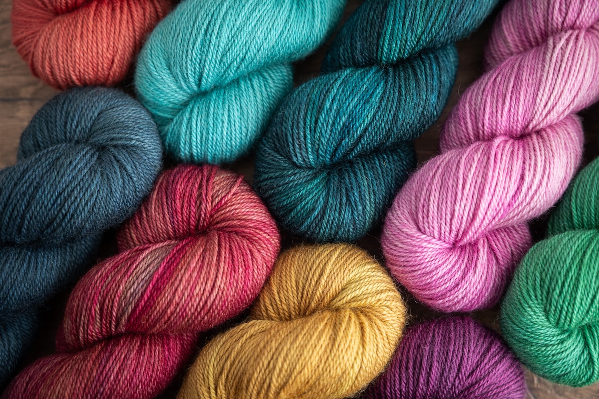 hand dyed yarn by SweetGeorgia