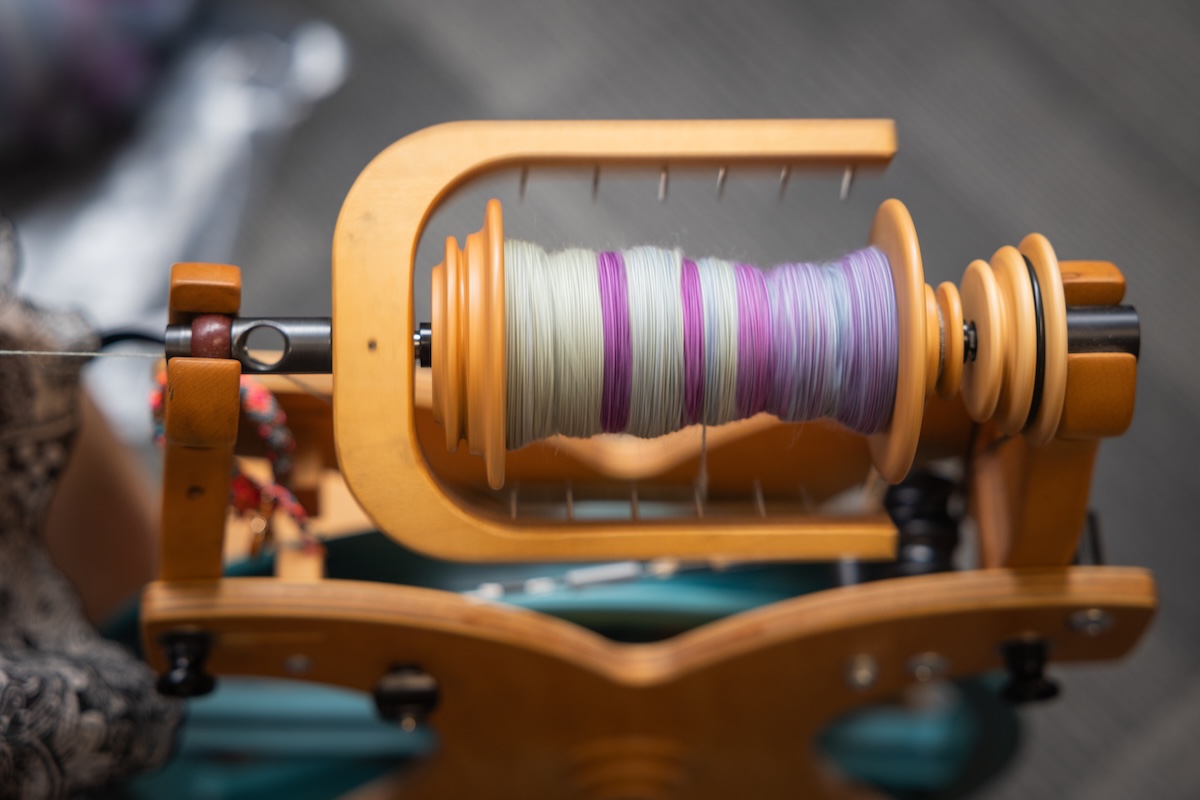 Spinning Wild Thistle