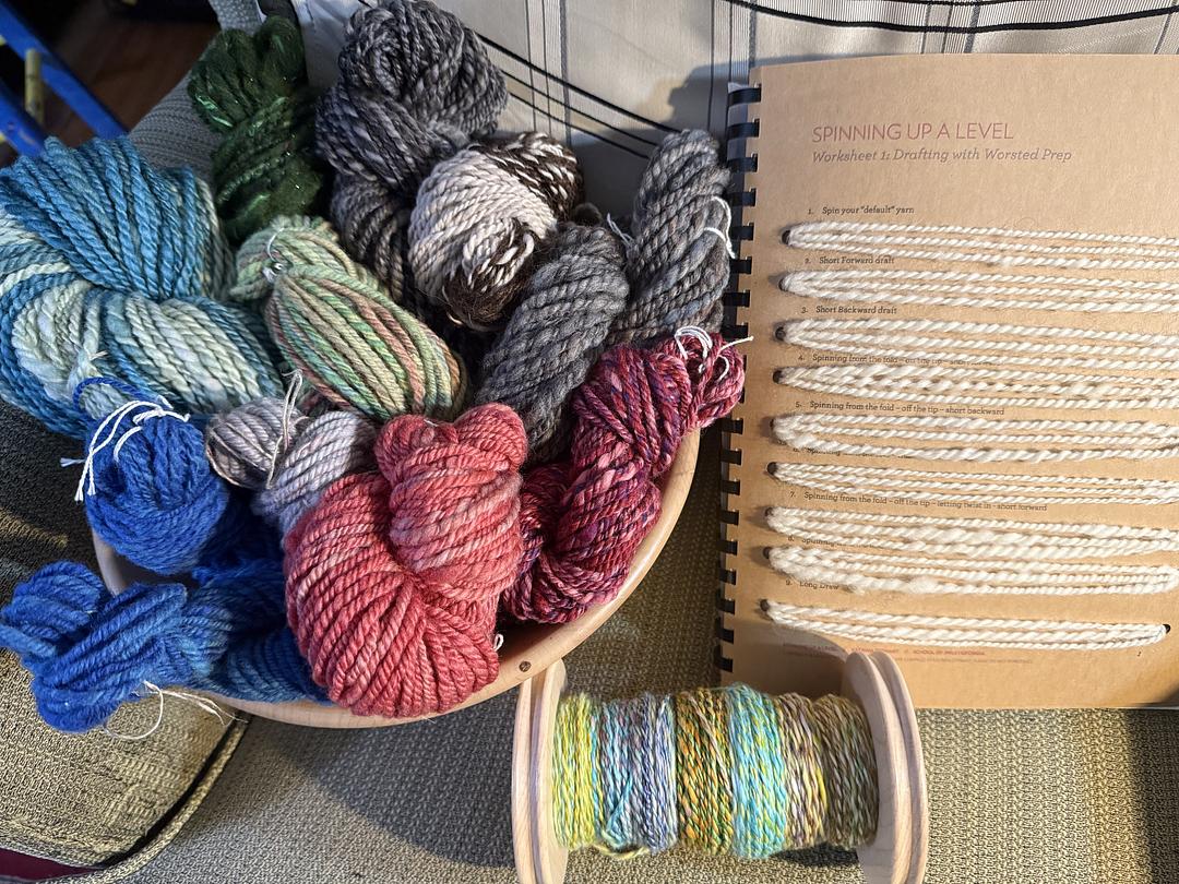 Handspun hanks