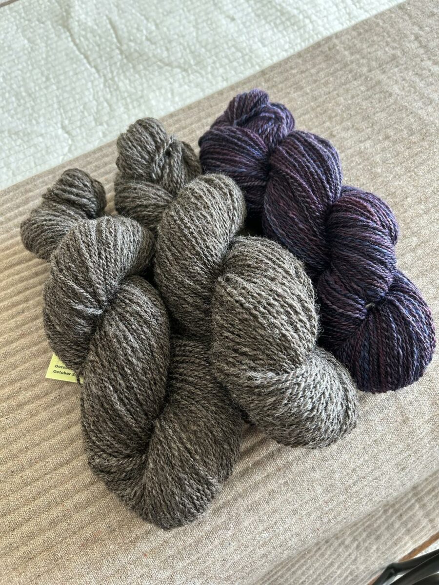 Handspun hanks