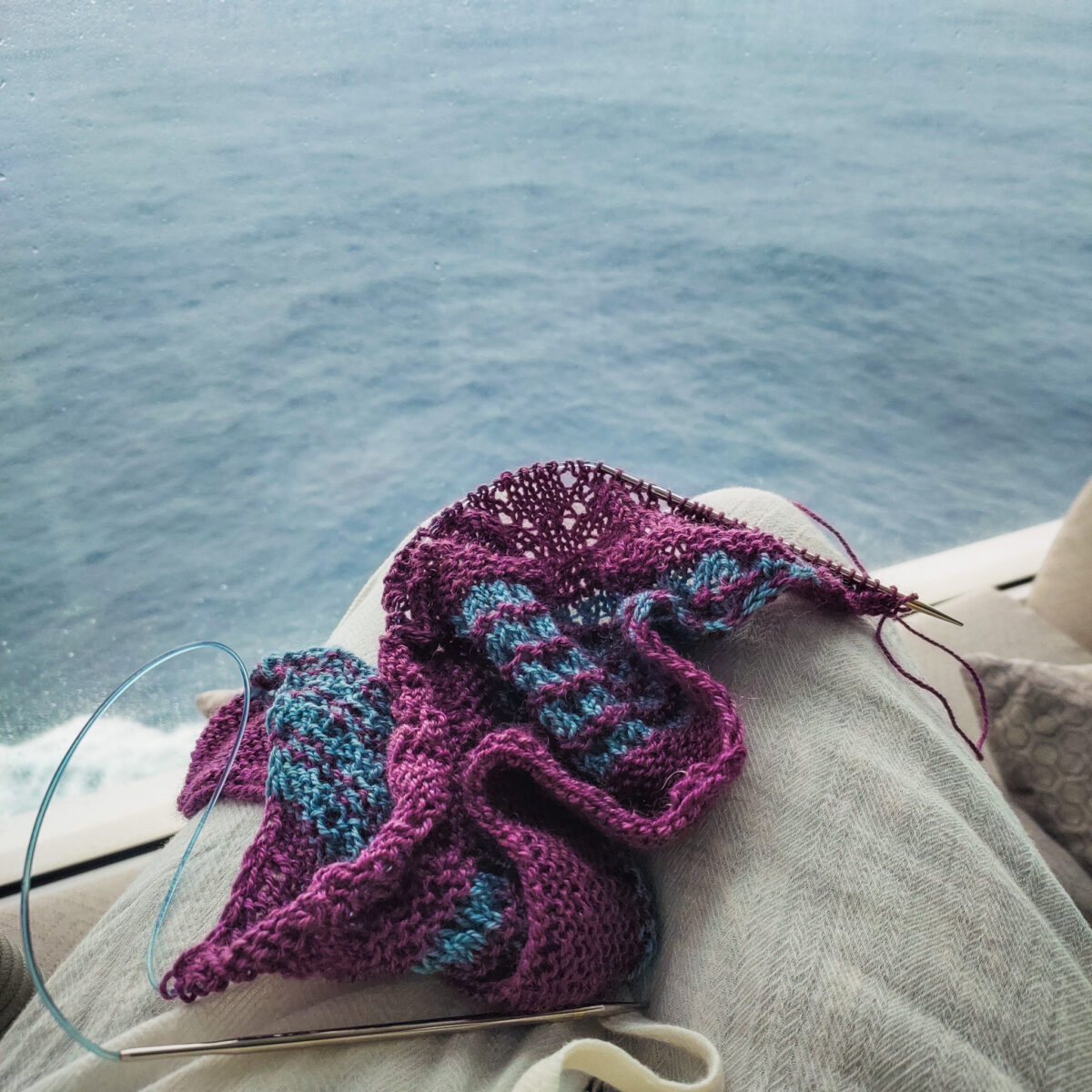 Knitting and design in progress