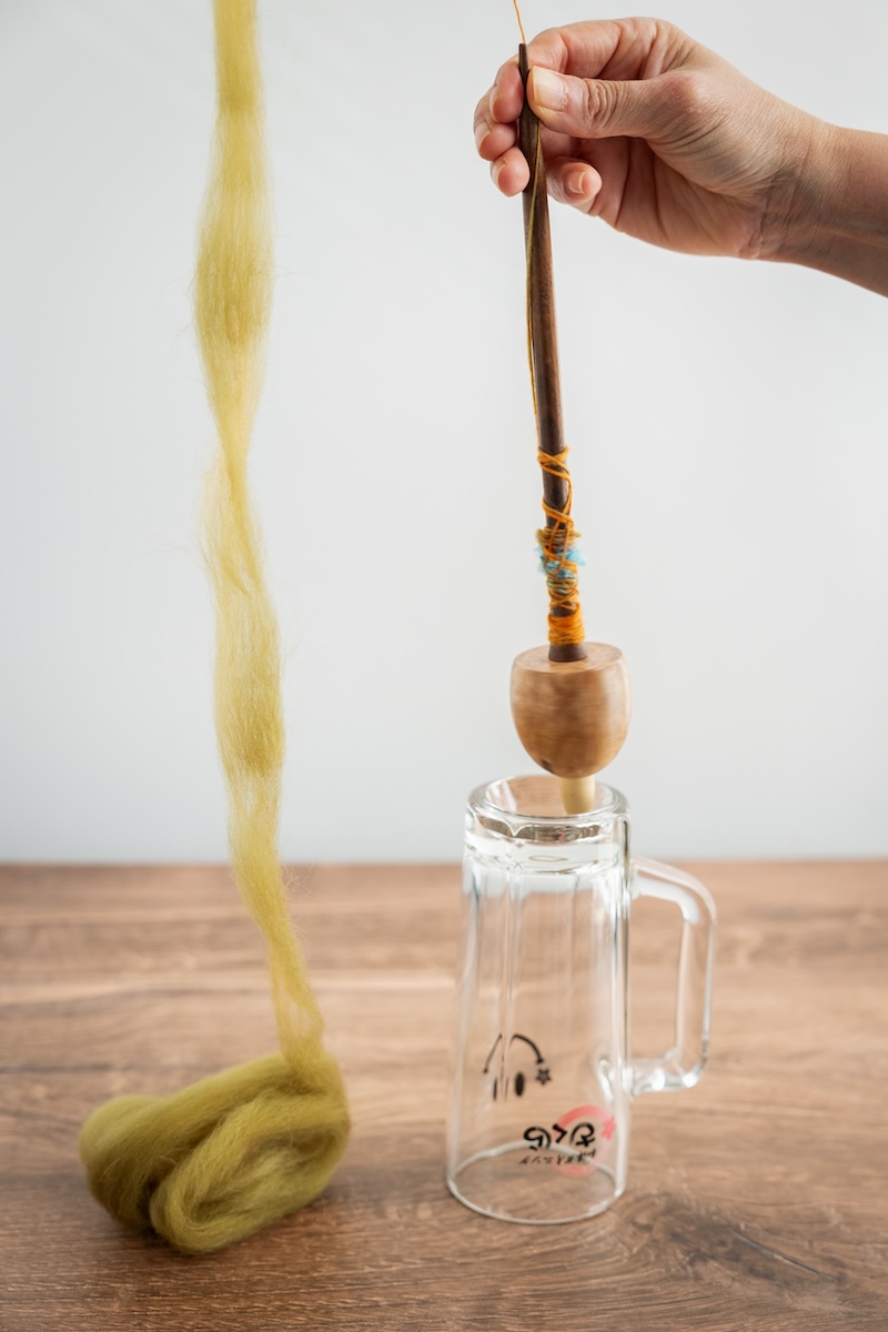Spinning on a cup