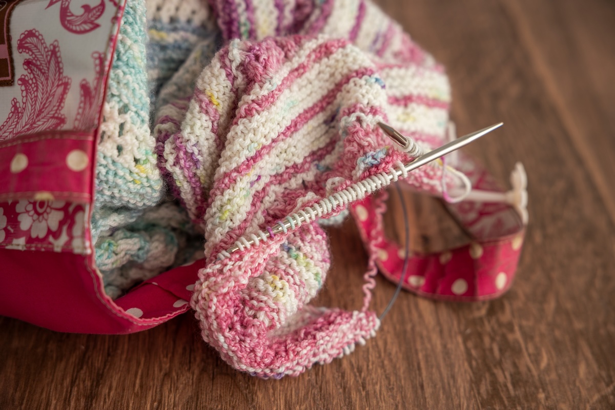 Knit project in-progress