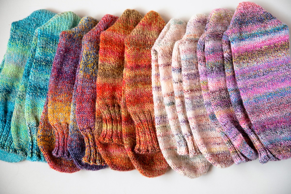 handspun hand-knit socks