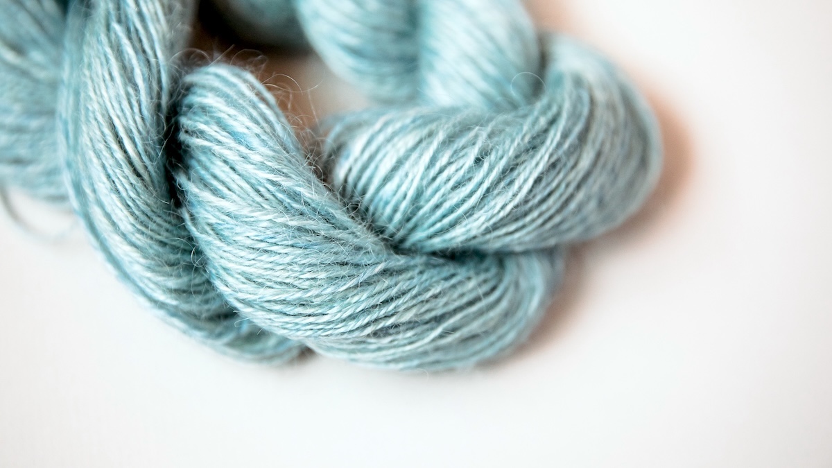 Wensleydale Mohair sample