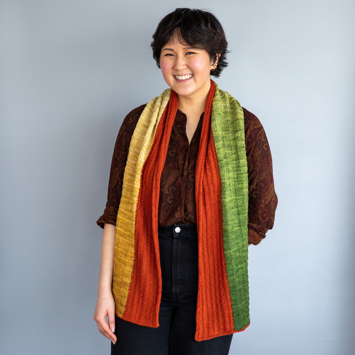 Custom colourway by kathy thai
Modelled by kathy thai
Photo by Brigid Zurock