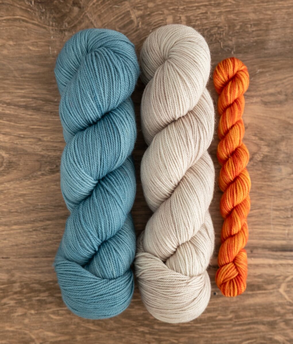 hand dyed yarn set 