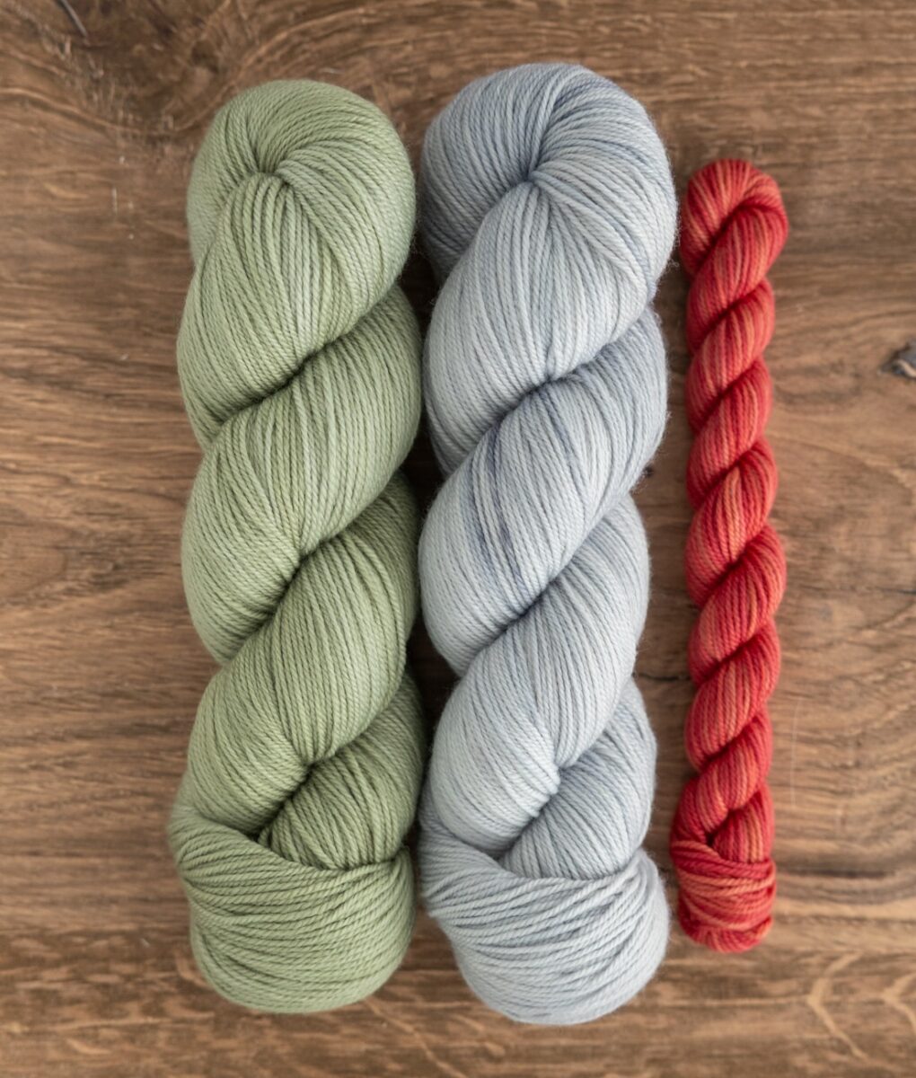 hand dyed yarn set 