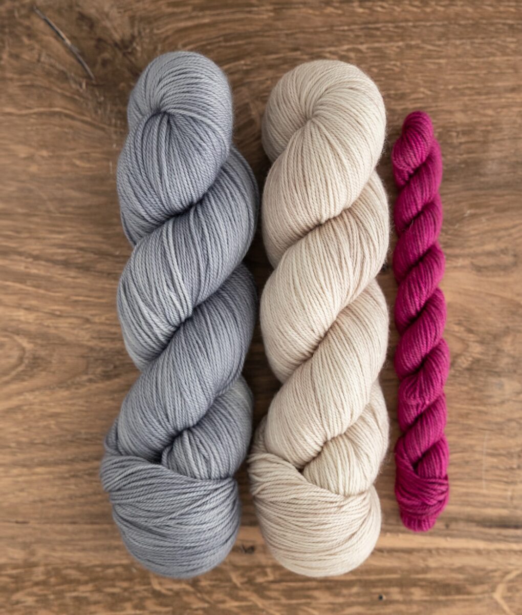 hand dyed yarn set 